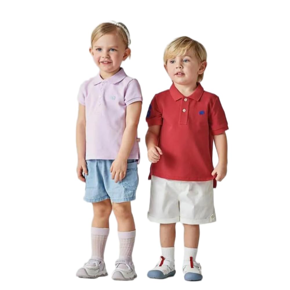 CYBHSM - Maglietta estiva per bambini e neonati, a maniche corte, casual, per sport all'aria aperta