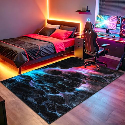 Tapis de sol esports antidérapant et tapis de chaise gaming - 6
