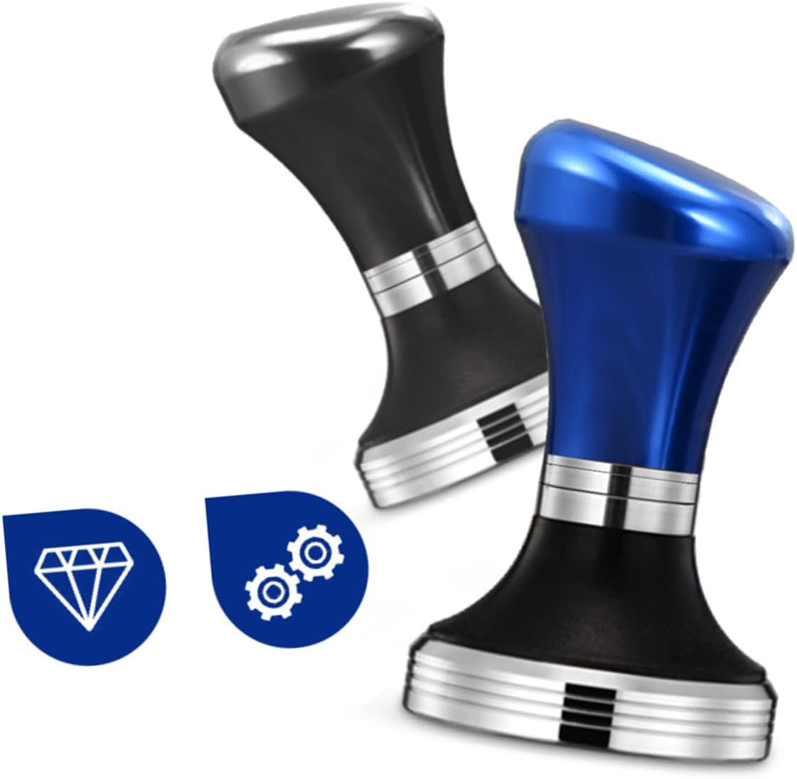 PRETYZOOM Espresso Base Bean Press Tool Coffee Tamper Professional Accessories for Coffee Machines