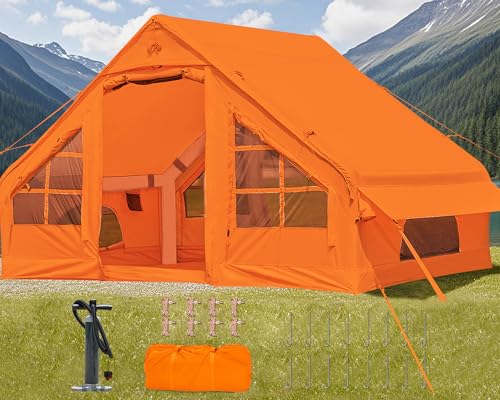 Inflatable Tents for Camping, Oxford Blow Up, Easy Setup...