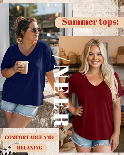 Image of Neer 3 Pack Plus Size Women's T-Shirts