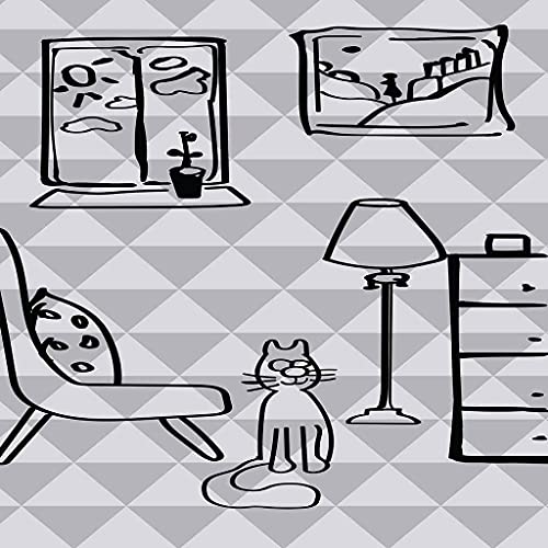 Couverture flanelle chaude et douce impression 3D chaton abstrait 150x200
