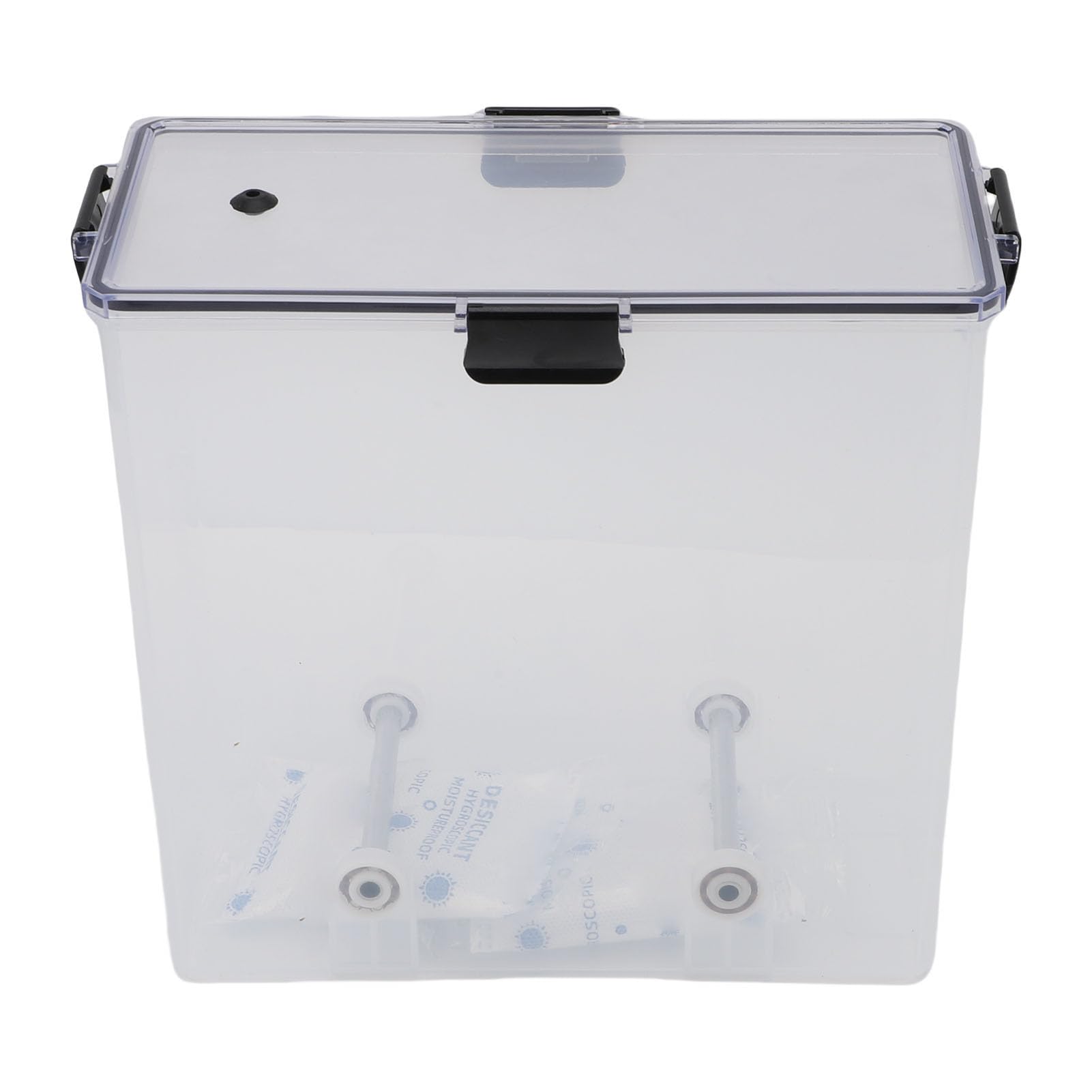 FTVOGUE 3D-Drucker-Filament-Trockenbox, ABS-Filament-Trocknerbox mit Rollspulenhalter, Hygrometer und Vakuumbeuteln, 10 X 5 X 9,33 Zoll, Zur Aufbewahrung von 3D-Druck-Filamenten