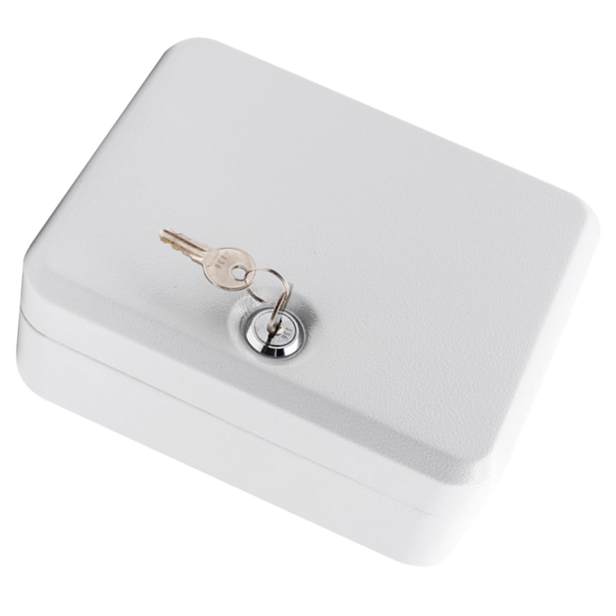 Uonlytech Armoire et Design Élégant de Gestion des Clés Murale en Acier Blanc avec 20 Emplacements Serrure de Sécurité pour Organisation et Rangement Sécurisé