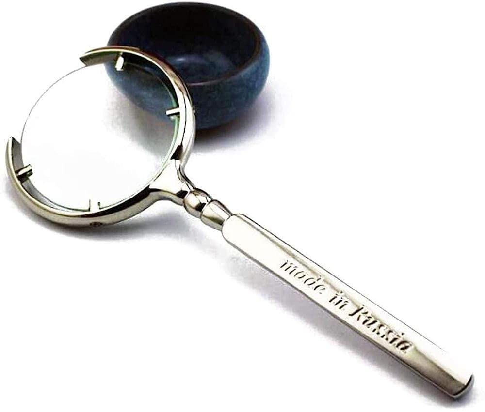 Loupe à la main CRODY Magrands avec manche métallique robuste