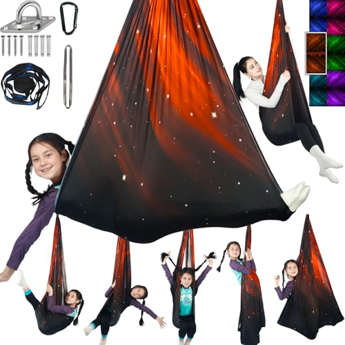 Sensory-Swing-for-Kids-Holds-300lbs-Therapy-Cuddle-Hammock-Chair Sensory Swing for Kids Holds 300lbs Therapy Cuddle Hammock Chair - Image 1
