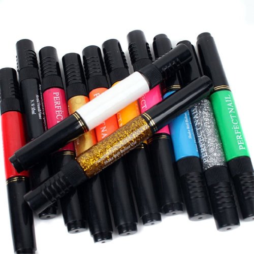 12 Pack 3D DIY Design Drawing Paint Nail Decoration