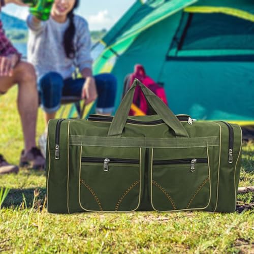 Travel Duffel Tote Bag Handbag for Hiking Backpacking Sports, Green3