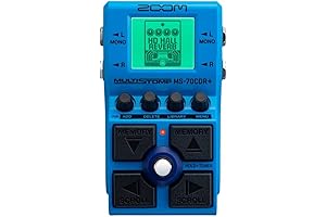 Zoom MS-70CDR+ MultiStomp Guitar Effects Pedal: Over 140 Effects at Your Fingertips