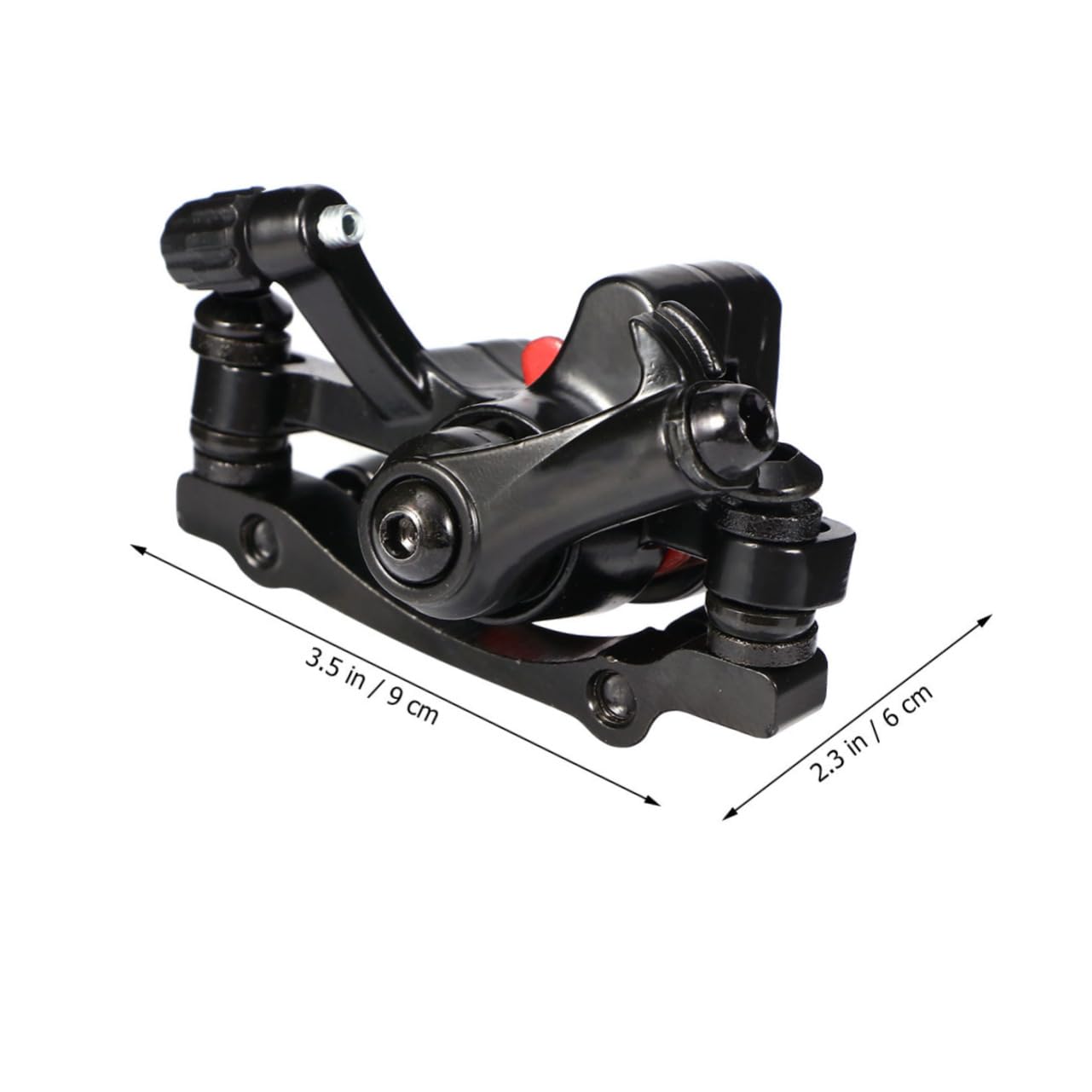 1Pc Mechanical Caliper Disc Brake for Mountain Bikes Durable Aluminum Alloy Easy to Install Friction Control High Strength and Safety