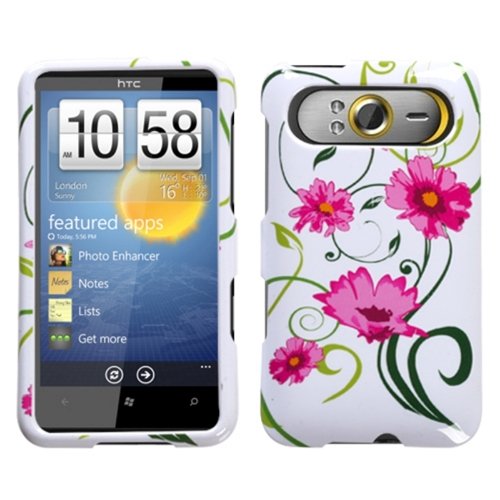 MYBAT HTCHD7HPCIM621NP Slim and Stylish Protective Case for The HTC HD7 - Retail Packaging - Lovely Flowers