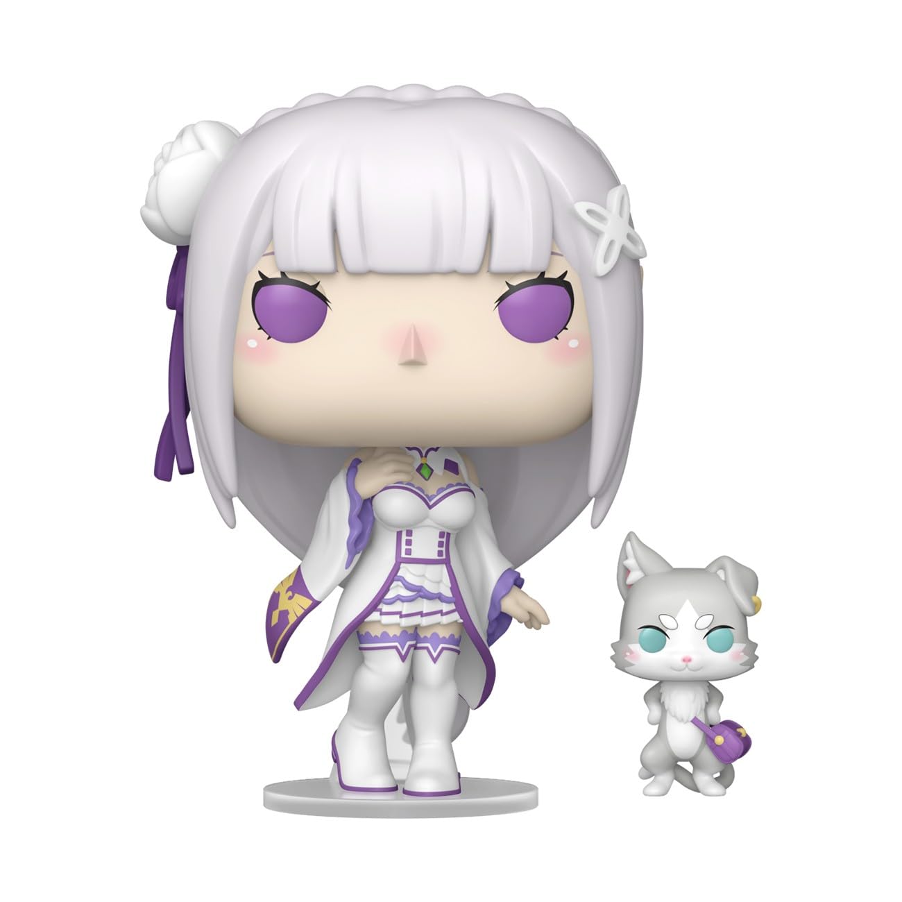 Funko Pop! & Buddy: Re: ZERO, Emilia With Puck, Collectable Vinyl Figure, Gift Idea, Official Merchandise - Image 2