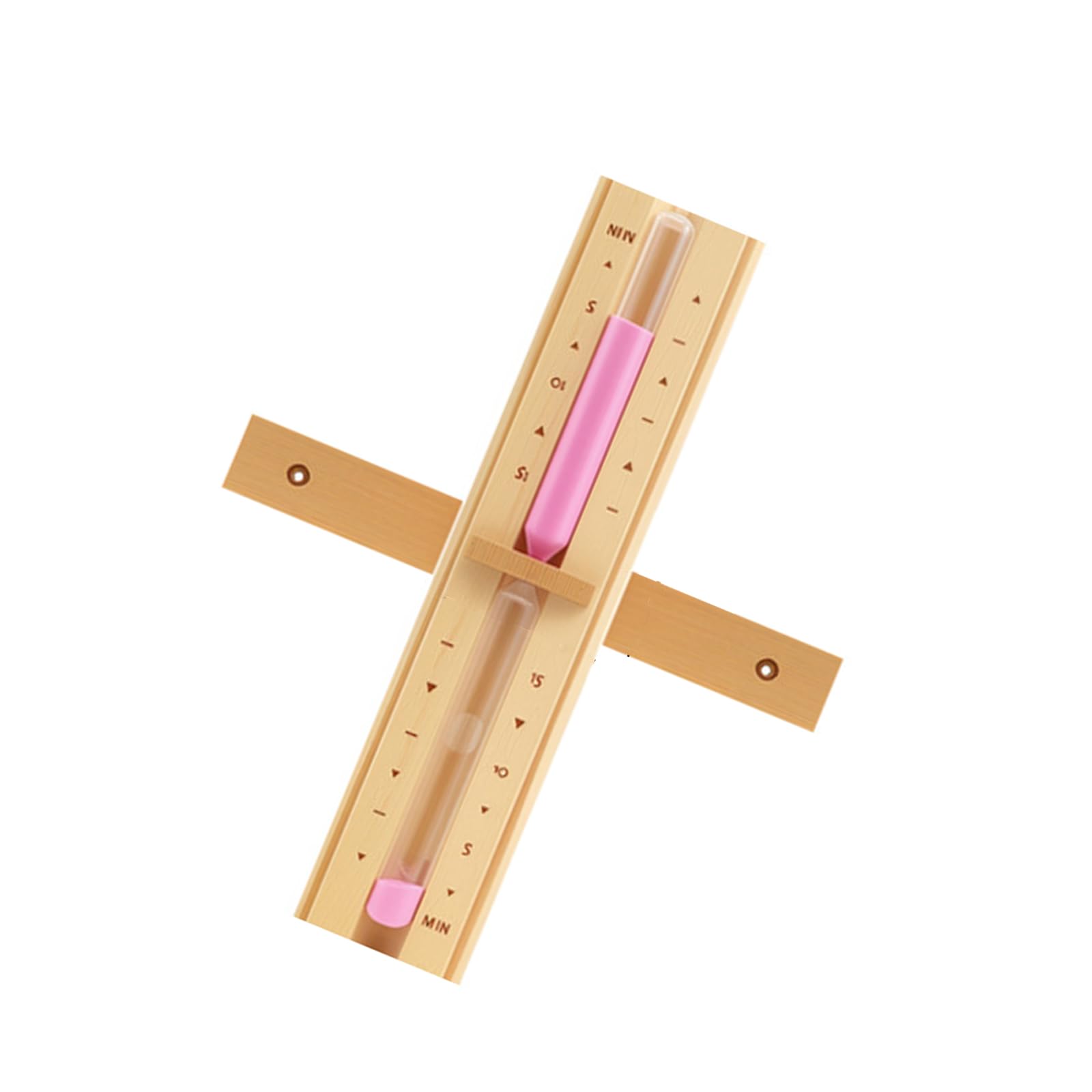 Xjdzineq 15 Sand Clock for Room Featuring Visible Markers and Pine Construction Luxury Sauna Accessory