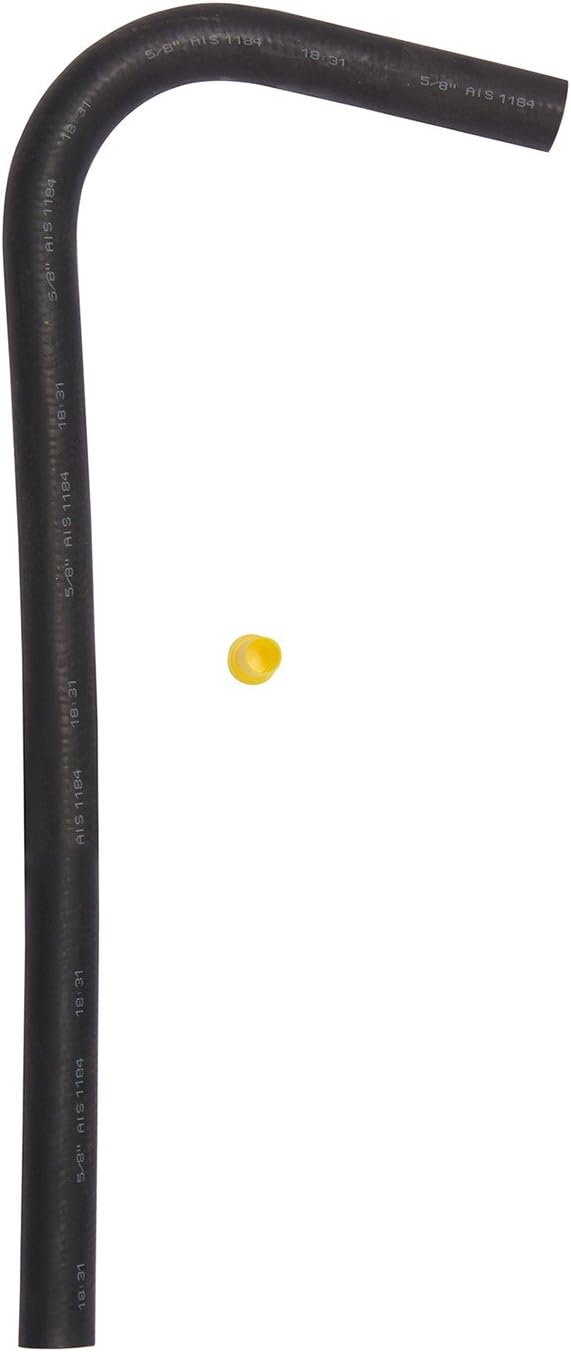 Plews & Edelmann 80576 Molded Power Steering Reservoir Return Hose, Black