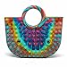 EliteKoopers 1 bolso de silicona arco iris lindo divertido juguete Fidget bolsa empujar bolsas de burbujas para mujeres, niñas