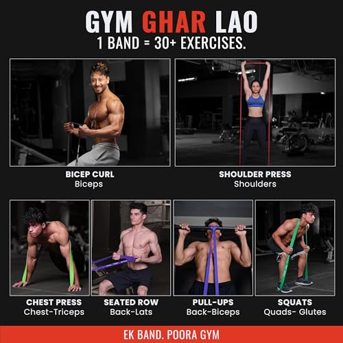 SLOVIC Resistance Band for Workout 15-30 KG Black - Image 5