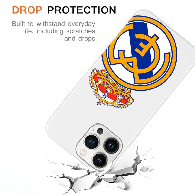 Yomyejisoo IPhone 12/12 Pro Hülle – Fußball-Design, 2 Stück, TPU-Silikon, Kratz- & Stoßfest