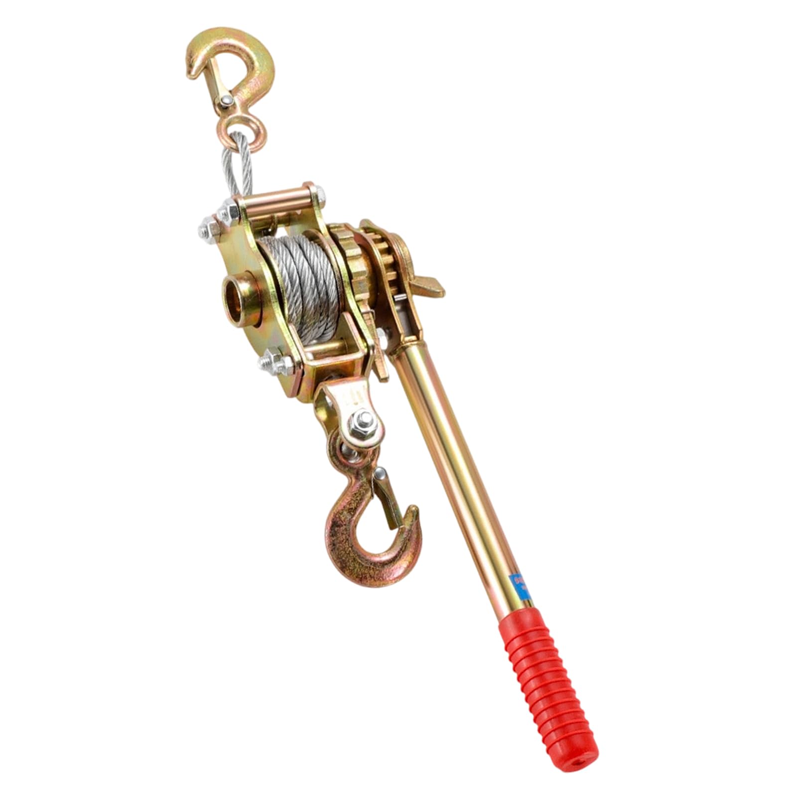 Zepfjhe Single Line Manual Ratcheting Tightener For Wire Rope And Nylon Cord Crafted From High Strength Carbon Steel Ensuring Reliability Small Handheld Ratcheting Wire Rope Tightener