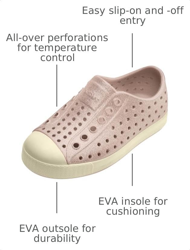 Image of Native Shoes Unisex-Child Jefferson Bio-Bling Sneakers