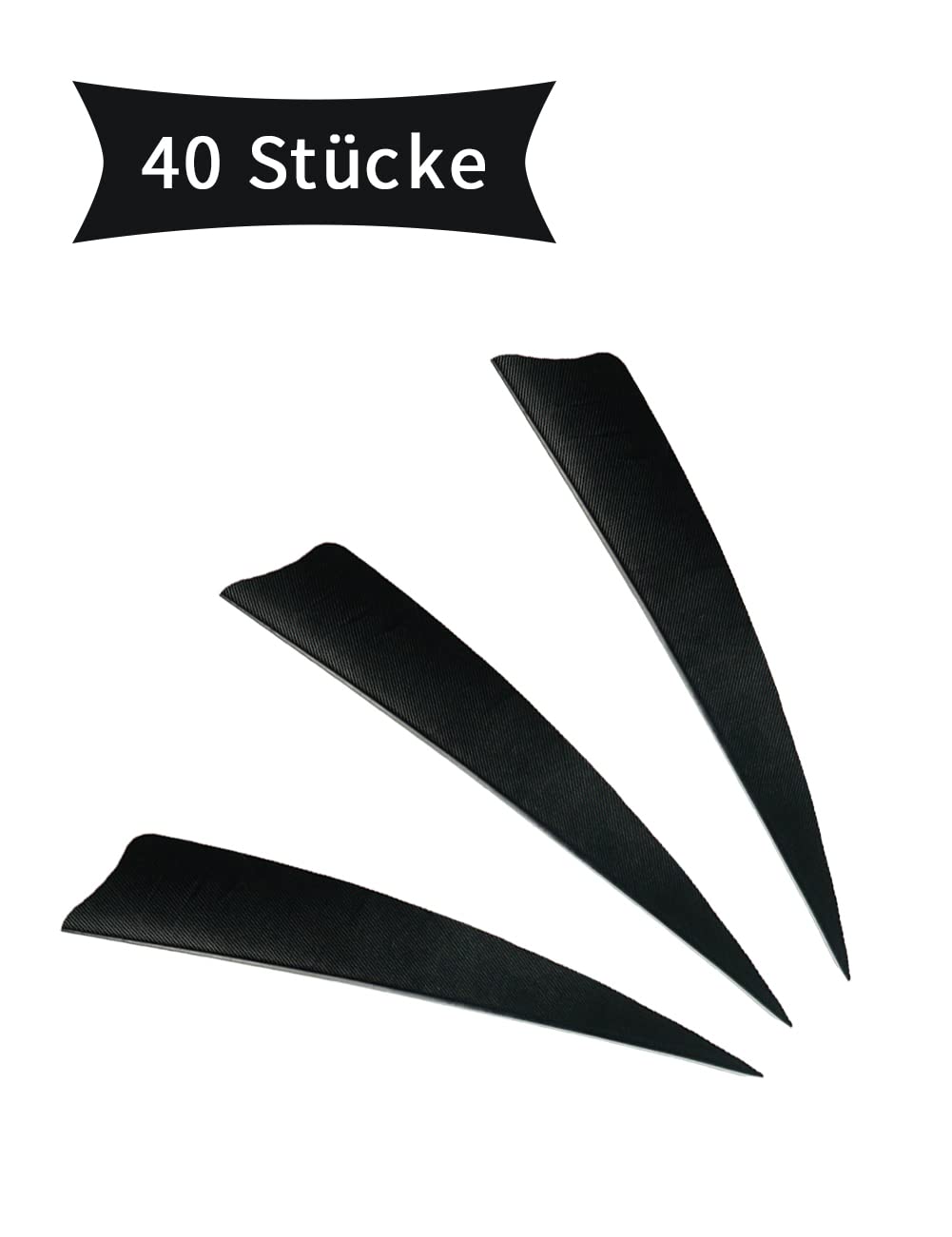 longbowmaker Lot de 40 plumes naturelles de 10,6 cm - Pour tir à l'arc - Pour aile droite