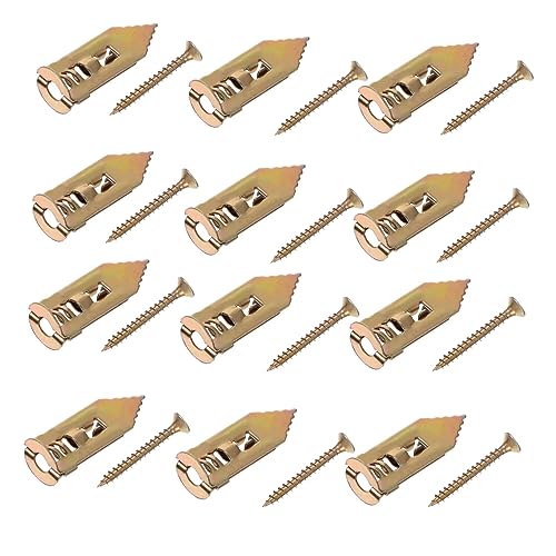 NAMOARLY High-Efficiency Butterfly Expansion Screw Plasterboard Fixing Screw Wall Anchor Kit