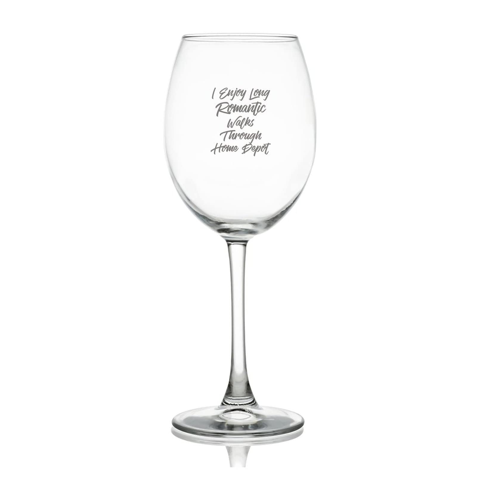Verre à vin rouge gravé de 500 ml avec message pour pique-nique et voyage