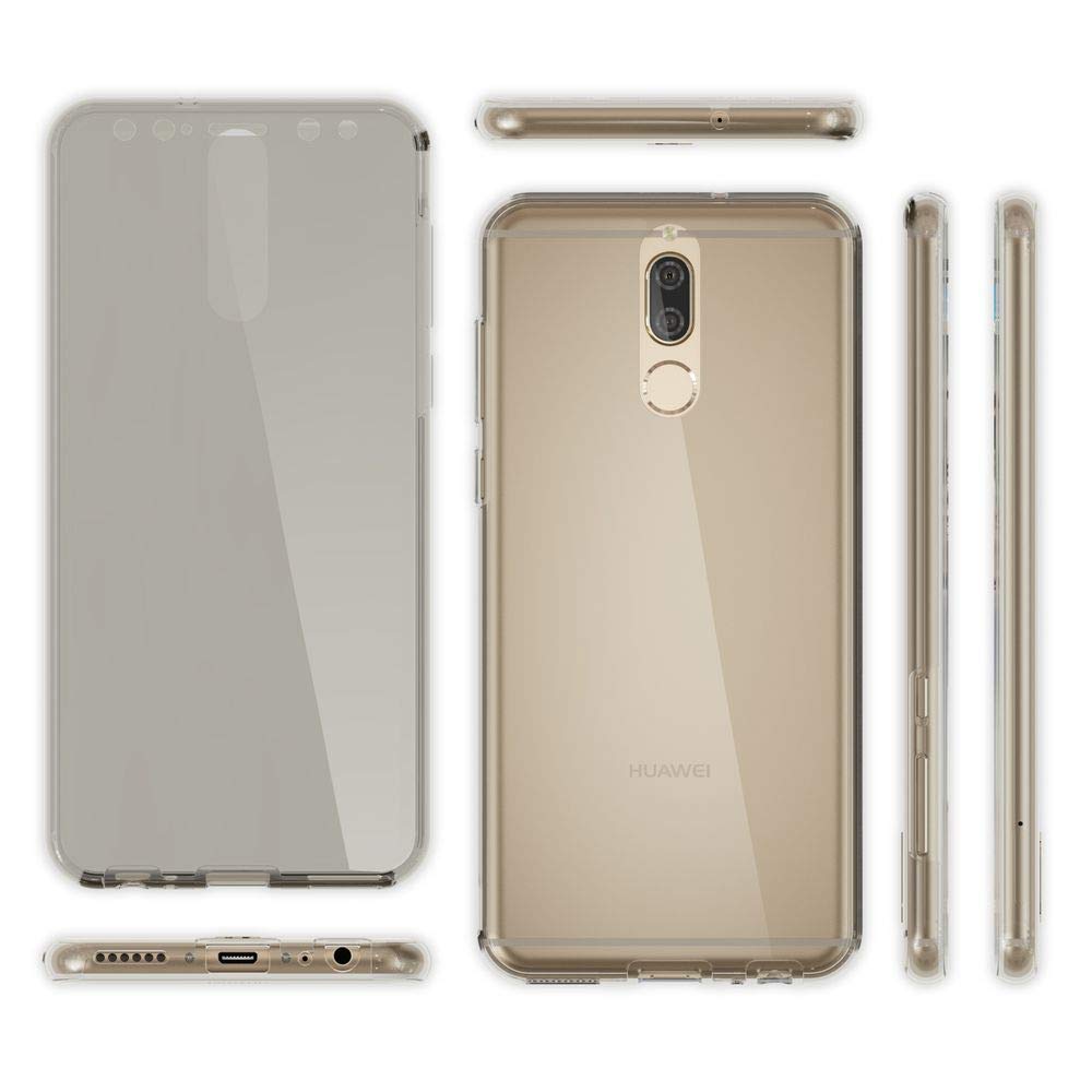 NALIA 360° Handyhülle Für Huawei Mate 10 Pro – Transparentes Silikon-Hardcase Mit Displayschutz