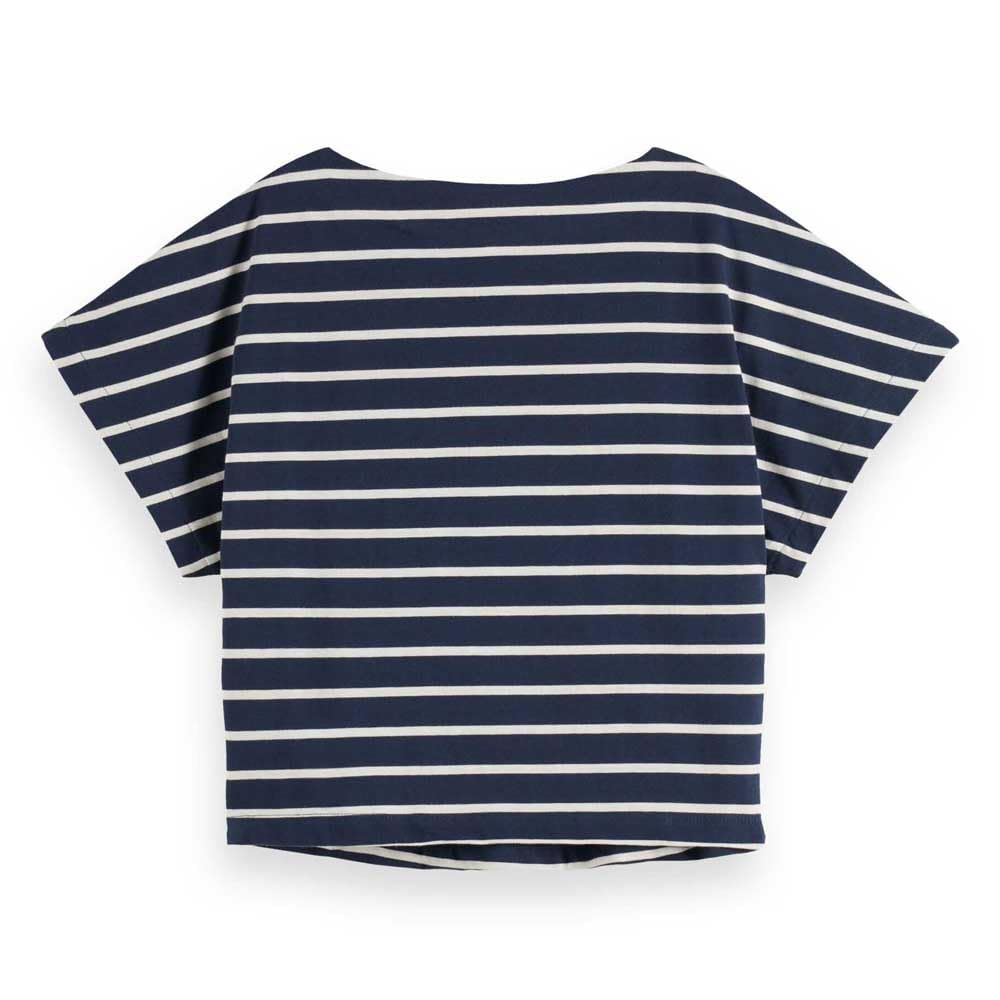 Scotch & Soda Slash Neck Jersey Top Mujer