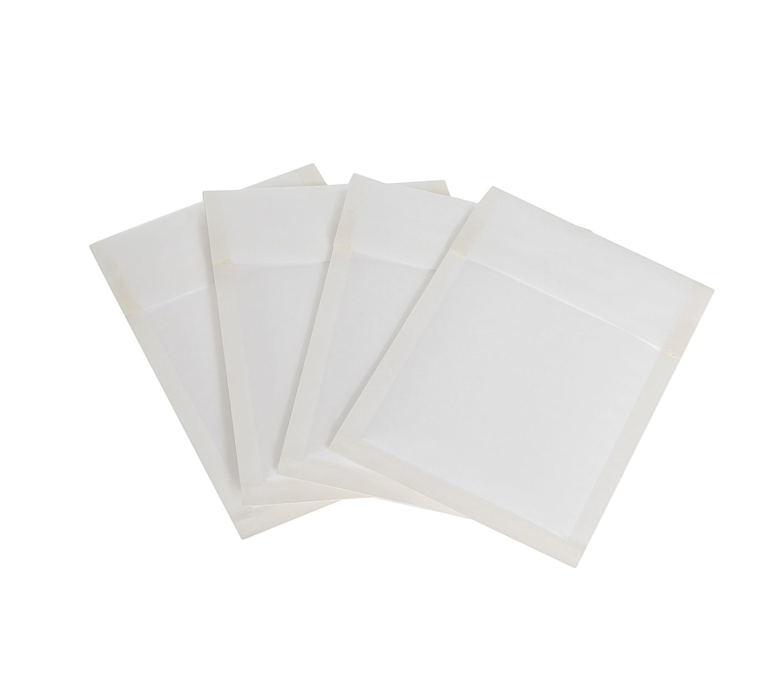 Jeco - Lot de 1400 enveloppes à bulles d'air kraft blanches taille A/1 int.100 x 165 mm pochettes matelassées d'expédition PRO