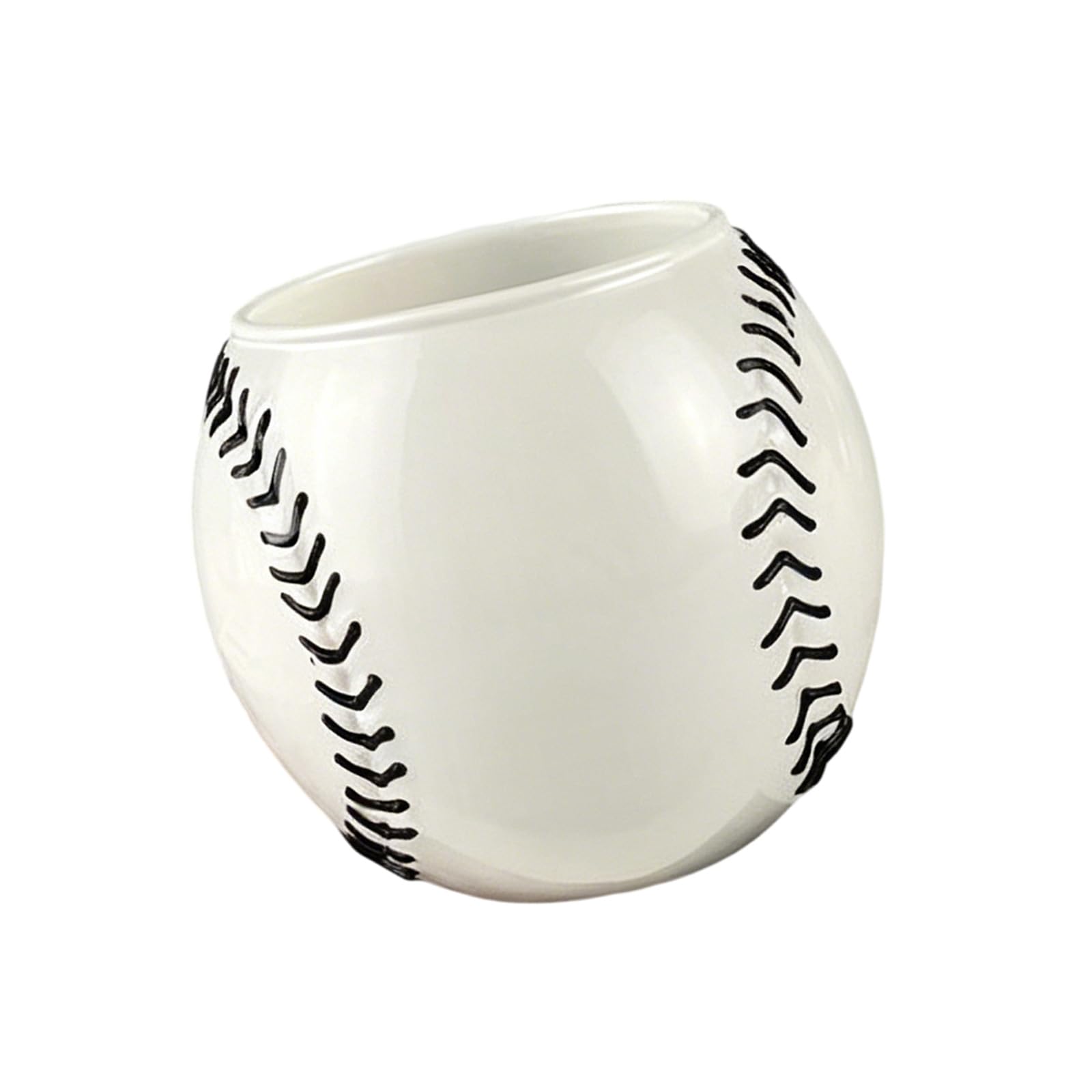 Xinsheinelry Artistic Handcrafted Baseball Whiskeys Decanter Sturdy Glass Contemporary Kitchen Club Accessory Unique Baseball Whiskeys Bottle