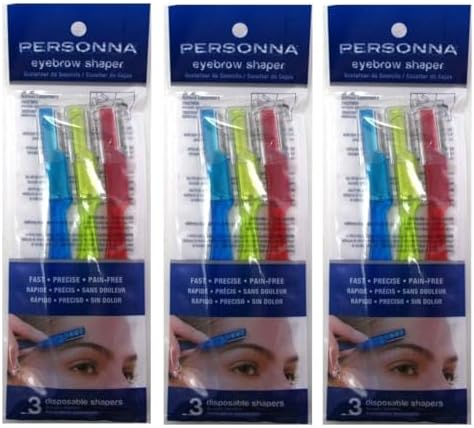 Personna Eyebrow Shaper For Men And Women - 3 Ea (Pack of 3) bundle