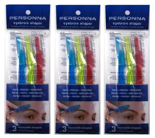 Personna Eyebrow Shaper For Men And Women - 3 Ea (Pack of 3) bundle