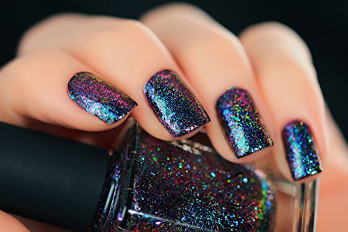 Image of ILNP Paradox (H) - Teal, Blue, Violet, Pink, Fuchsia Holographic Ultra Chrome Color Shifting Flakie Nail Polish
