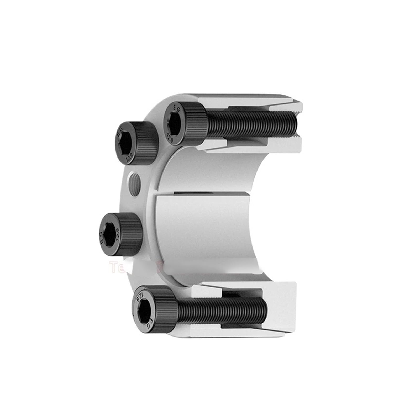 Conector de acoplamiento sin llave, 1 unidad STK350, conector hembra sin llave, conexión de voltaje, eje de bloqueo, dispositivo de expansión, manguito de expansión, diafragma, ID 5-50 mm (STK350-25,4