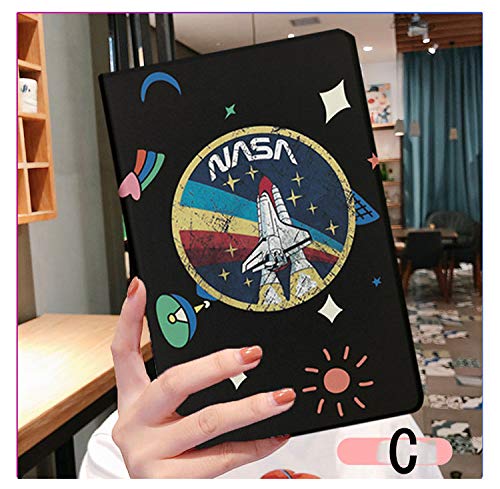 ipad mini5 ケース iPad mini(第5世代) 7.9インチ ケース アイパッドミニ5 ケース ipad mini5 カバー タブレットPC 手帳型 ソフトケース 段階調整可能 スリープ機能付き 月 星 C