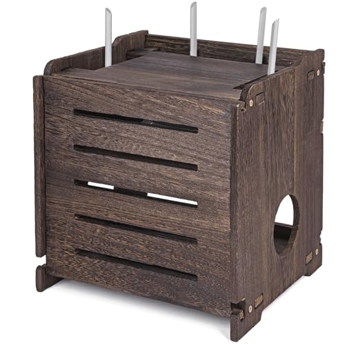 BEARUT Wooden WiFi Router Storage Box Review: Tidy Up Your Tech!