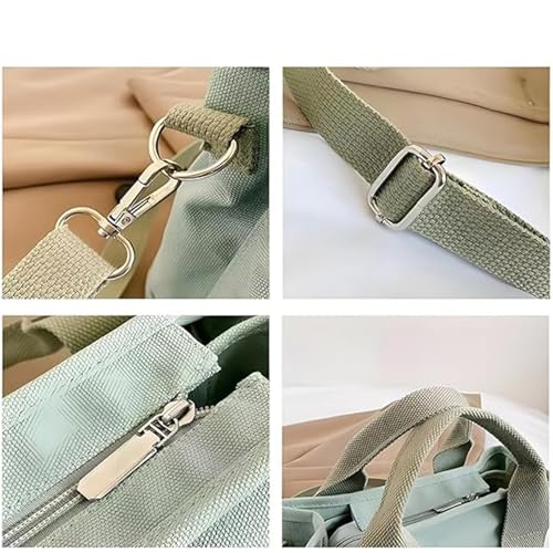 Tinkertechus Bag, Tinkertechus Canvas Large Capacity Multi-pocket Handbag Crossbody Bag, Dual Use Shoulder Bags with Zipper2