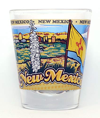 New Mexico State Wraparound Shot Glass New Mexico State Wraparound Shot Glass