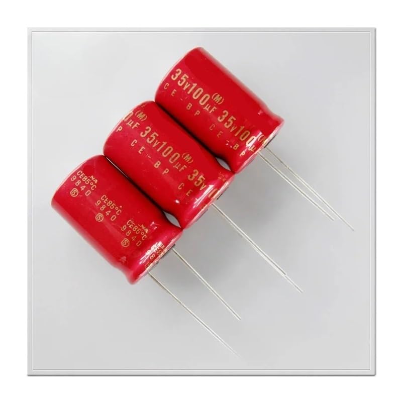 1PCS/5PCS 100uF/35V Non-Polarized Electrolytic Capacitor for Audio IDGTTLDF(One Size)