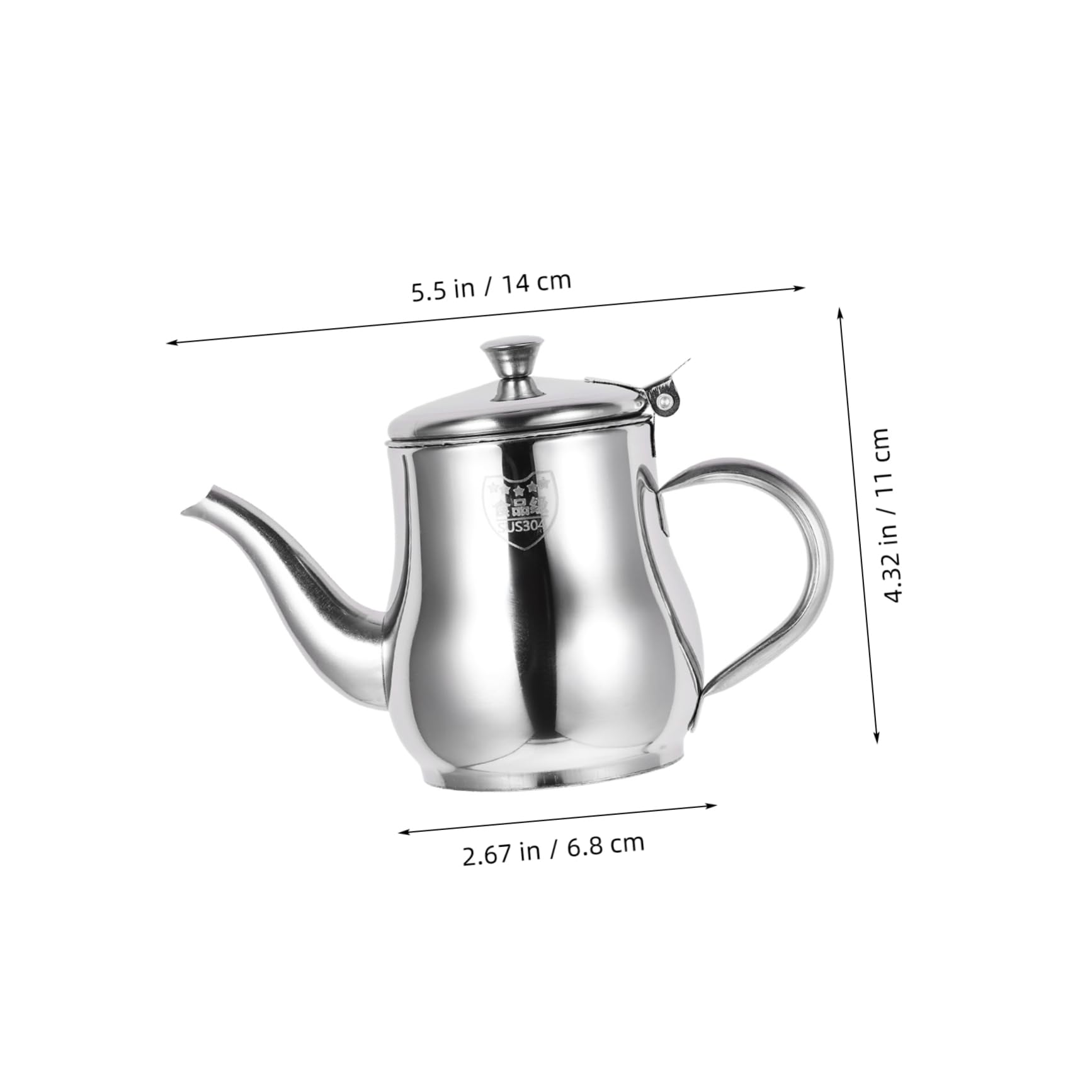 Aceitera Colador de Acero Inoxidable de 13oz para Almacenamiento de Aceite y Grasa, Fácil de Limpiar y Separar, Adecuado para Filtración en Cocina