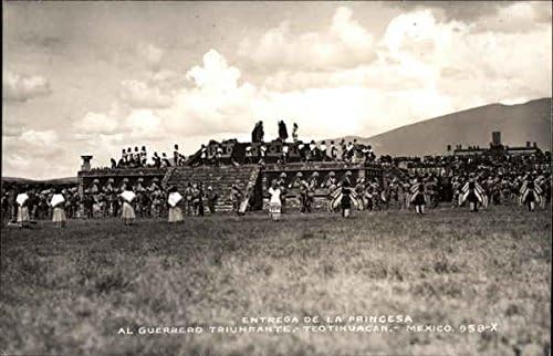 Entrega de la Princesa Mexico Original Antique Postcard