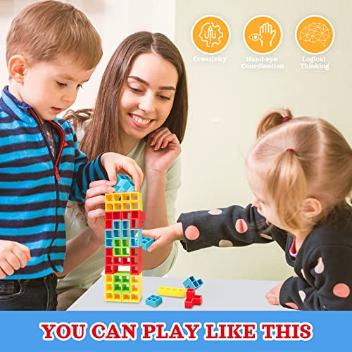iYuePeng-32-Pcs-Tetra-Balance-Tower-Stacking-Games-Team-Building-Blocks-Board-Game-for-Kids-Adult-Drop-The-Pile-of-Tower-STEM-Toys-for-2-Players-Family-Parties-Travel iYuePeng 32 Pcs Tetra Balance Tower Stacking Games Team Building Blocks Board Game for Kids Adult Drop The Pile of Tower STEM Toys for 2 Players Family Parties Travel