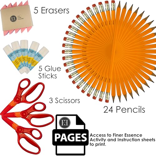 Materiais para professores - Material escolar para professores, itens essenciais para o jardim de in