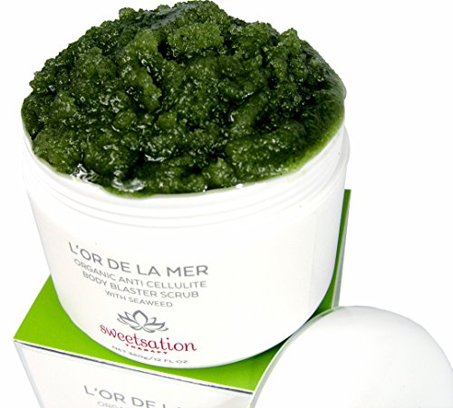Sweetsation Therapy / Yunasence L'or De La Mer Organic Anti Cellulite Body Blaster Scrub With Sea Salt, Seaweed, Lemongrass 12Oz Smoothing Exfoliating Moisturizing Skin Massage Treatment. #TOP1