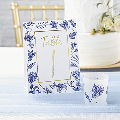 image for Kate Aspen Blue Willow (1-25) Wedding Table Numbers, One Size (28537NA