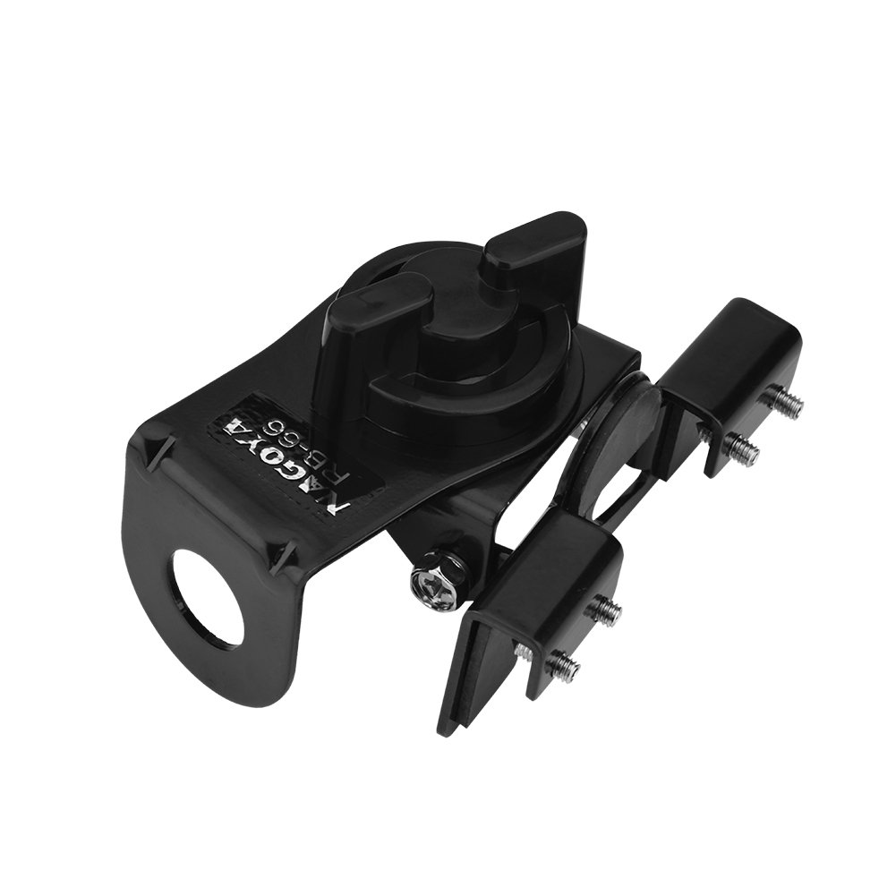 Bewinner Mini uchwyt anteny ze stali nierdzewnej Auto Vehicle Mobile Antena Clip Wspornik wspornika Podstawa wspornika, przenośny wspornik anteny Wbudowana taśma klejąca do ochrony lakieru samochodowego