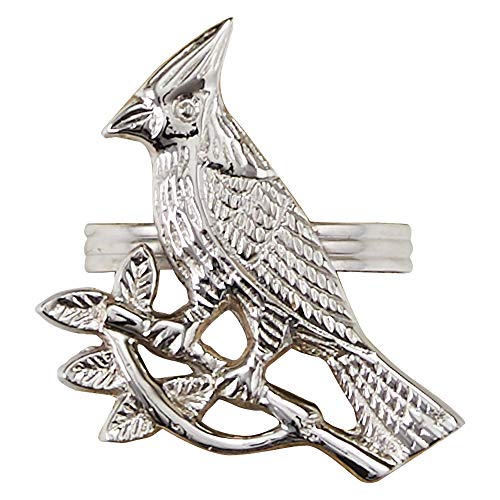 One-Day Sale: Up to 60% Off Park Designs Cardinal Napkin Ring Silver Finish - Set of 4 One-Day Sale: Up to 60% Off Park Designs Cardinal Napkin Ring Silver Finish - Set of 4