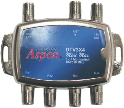 Eagle Aspen DTV3X4 DirecTV-Approved Min-Max 3-In/4-Out Multiswitch