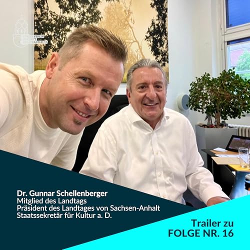 Page de couverture de Trailer zu Folge 16: Landtagspräsident Dr. Gunnar Schellenberger: Verantwortung für ein Denkmal – Die Zukunft des Stadtbads Halle.