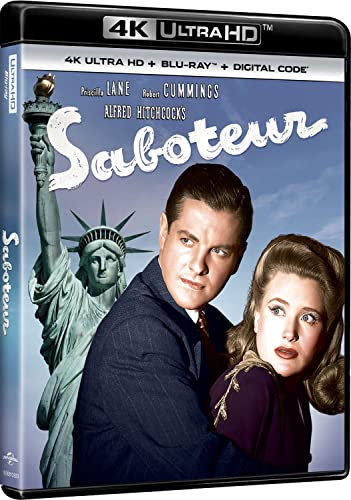 Image of Saboteur - 4K Ultra HD + Blu-ray + Digital [4K UHD]